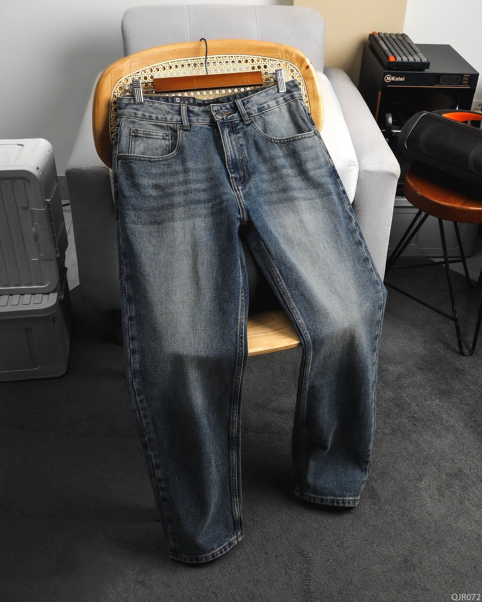  Quần jean relaxed RAFOZ faded wash - 072 