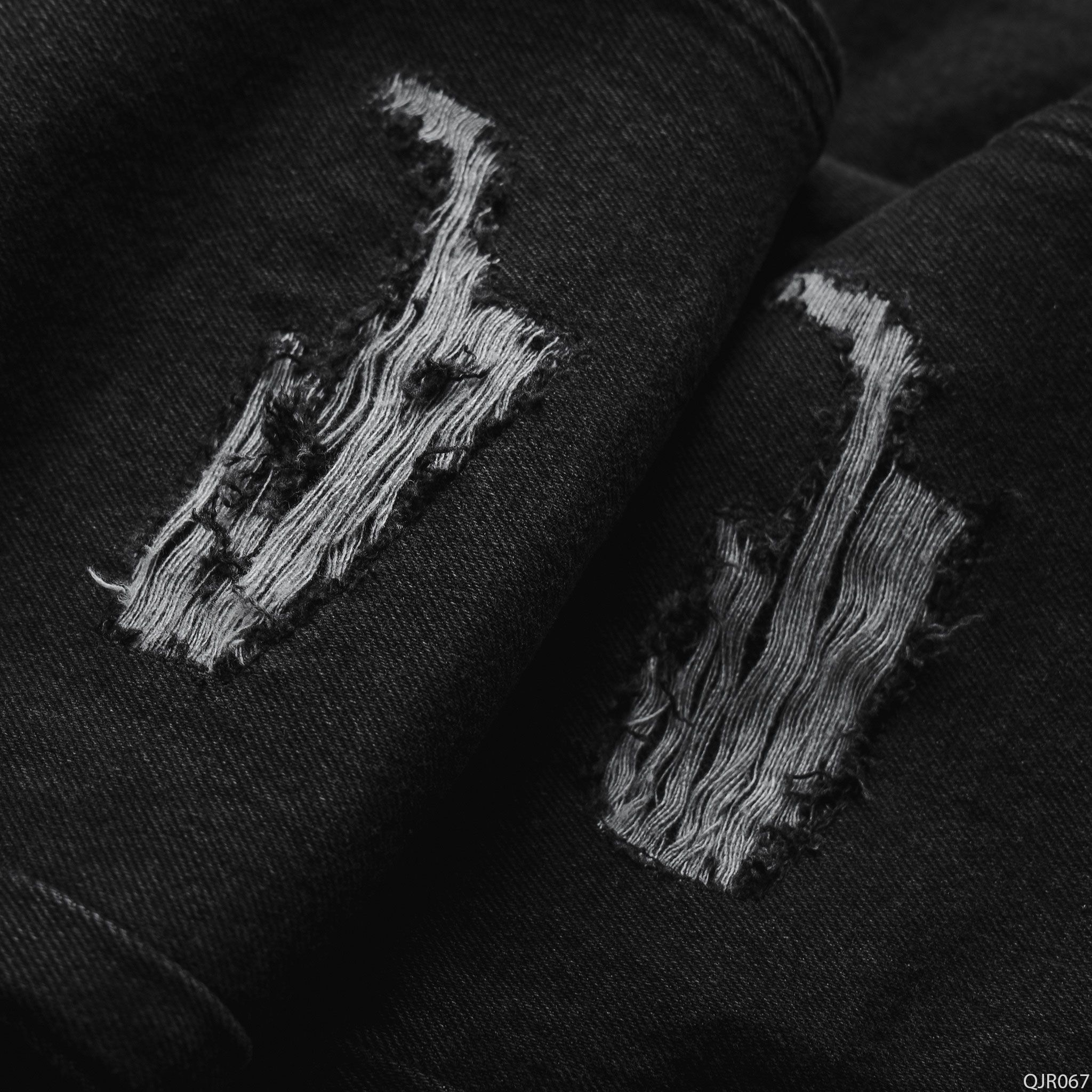  Quần jean relaxed RAFOZ grey ripped - 067 