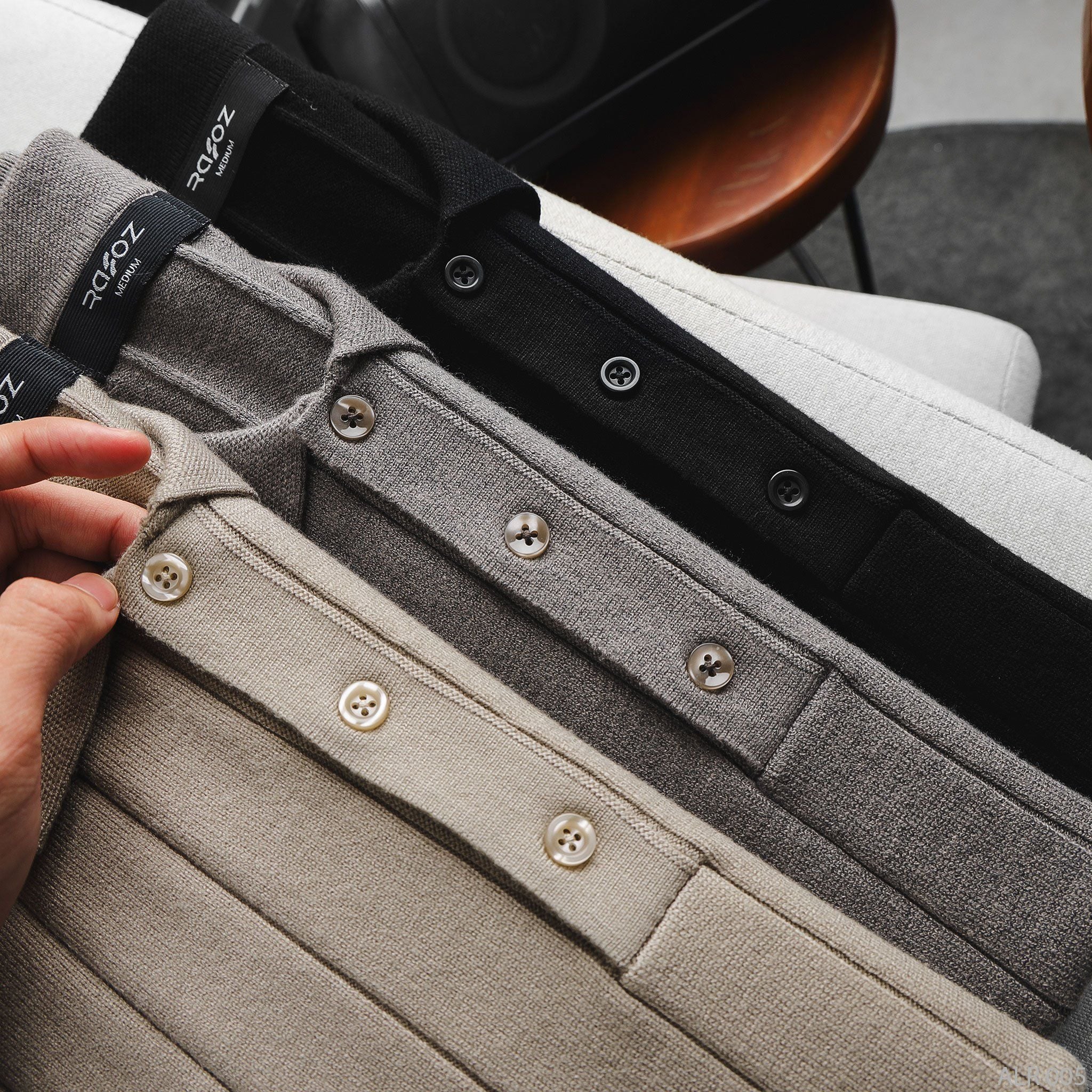  Áo Polo Knit dài tay RAFOZ - 005 