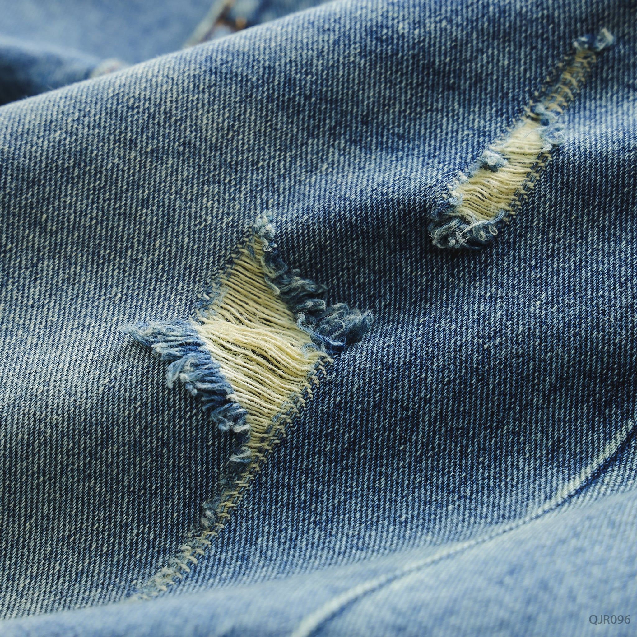  Quần jean dark blue ripped - 096 