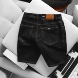  Quần short jean đen muối tiêu - 010 