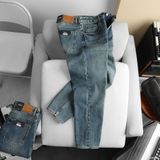 Quần jean Relaxed Xanh Wash - 086 