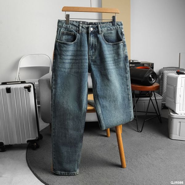  Quần jean Relaxed Xanh Wash - 086 