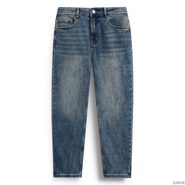  Quần jean relaxed blue wash - 038 