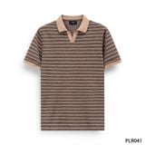  Áo polo V neck Horizontal stripe - 041 