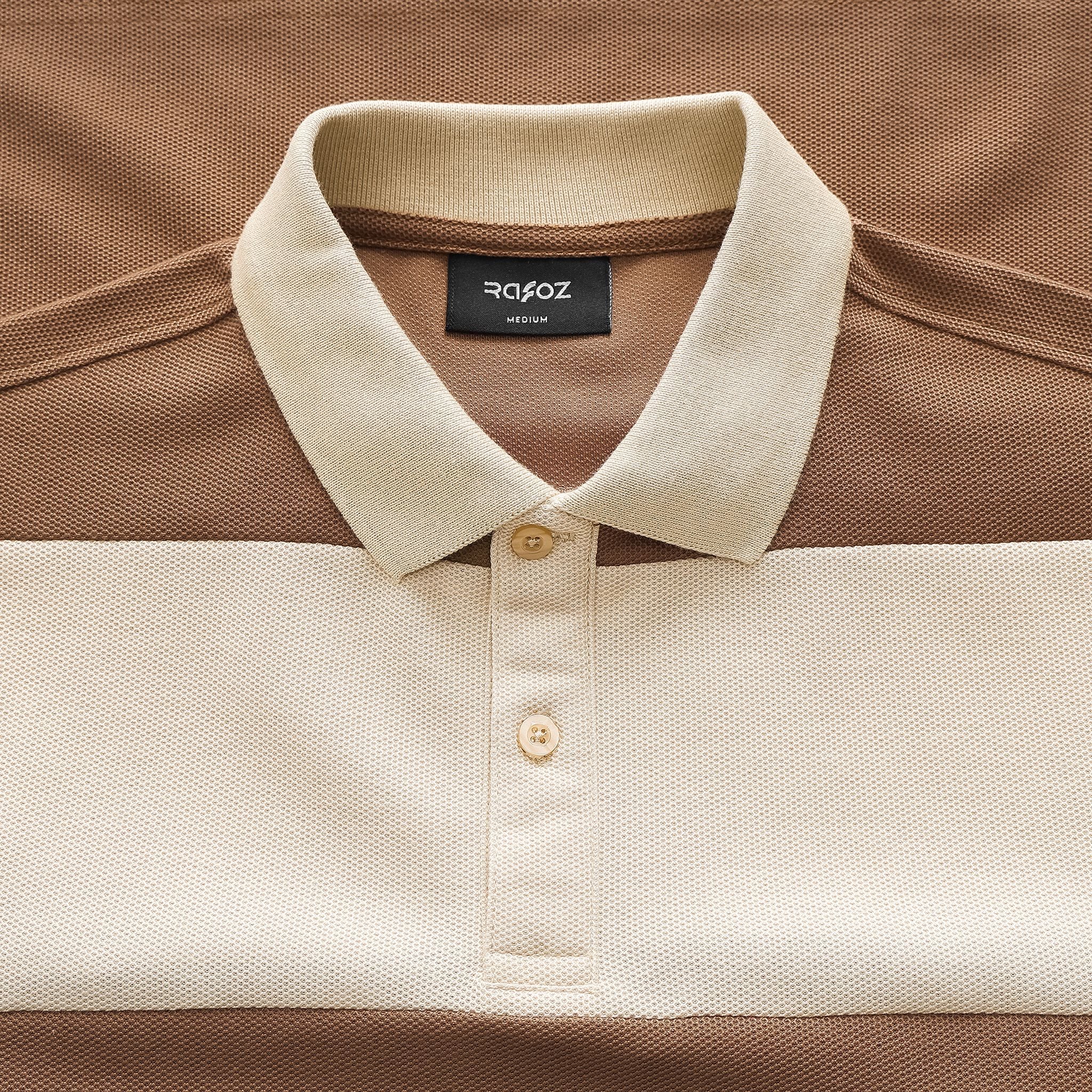  Áo polo RAFOZ Embroidery Striped - 030 