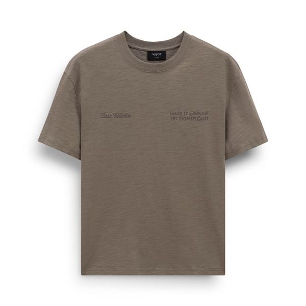  Áo thun RAFOZ quote embroidery - 069 