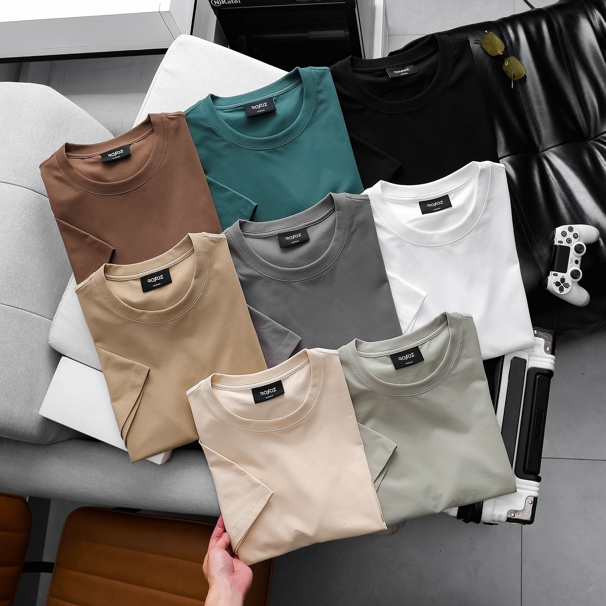  Áo thun cotton basic - 036 