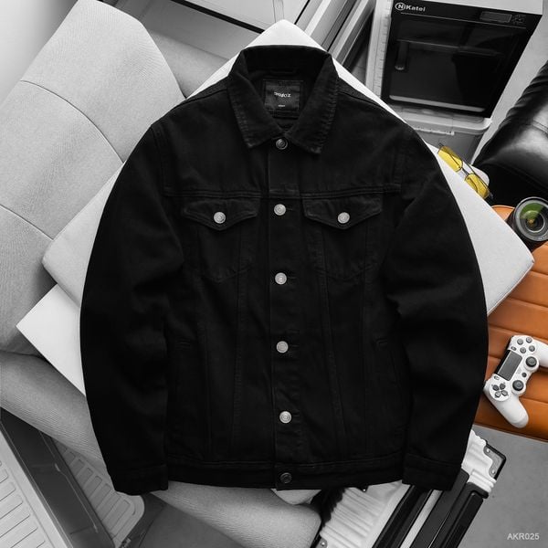  Áo khoác jean RAFOZ basic Black - 025 