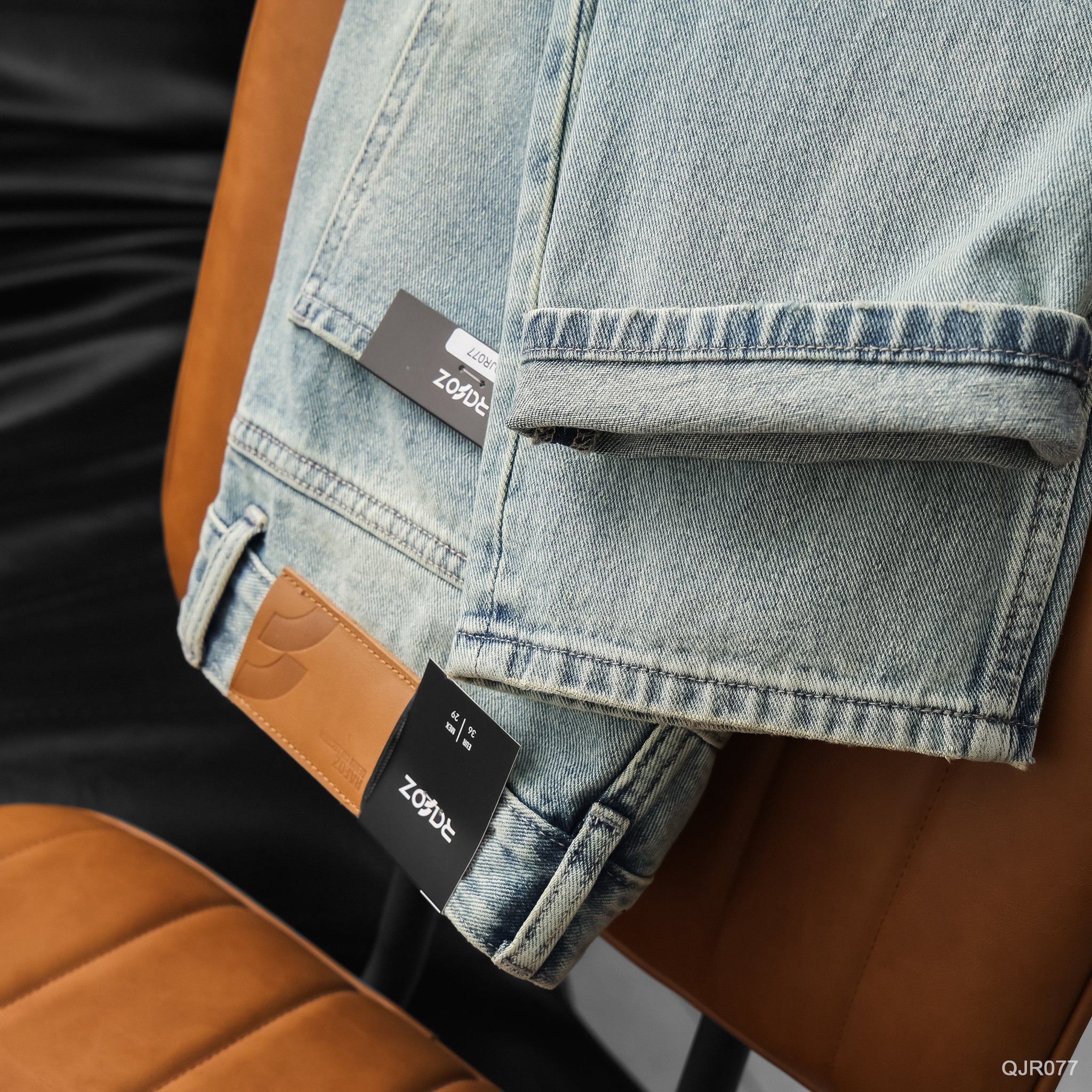  Quần jean relaxed RAFOZ bright blue - 077 