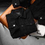  Áo khoác jean RAFOZ basic Black - 025 