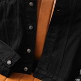  Áo khoác jean RAFOZ basic Black - 025 