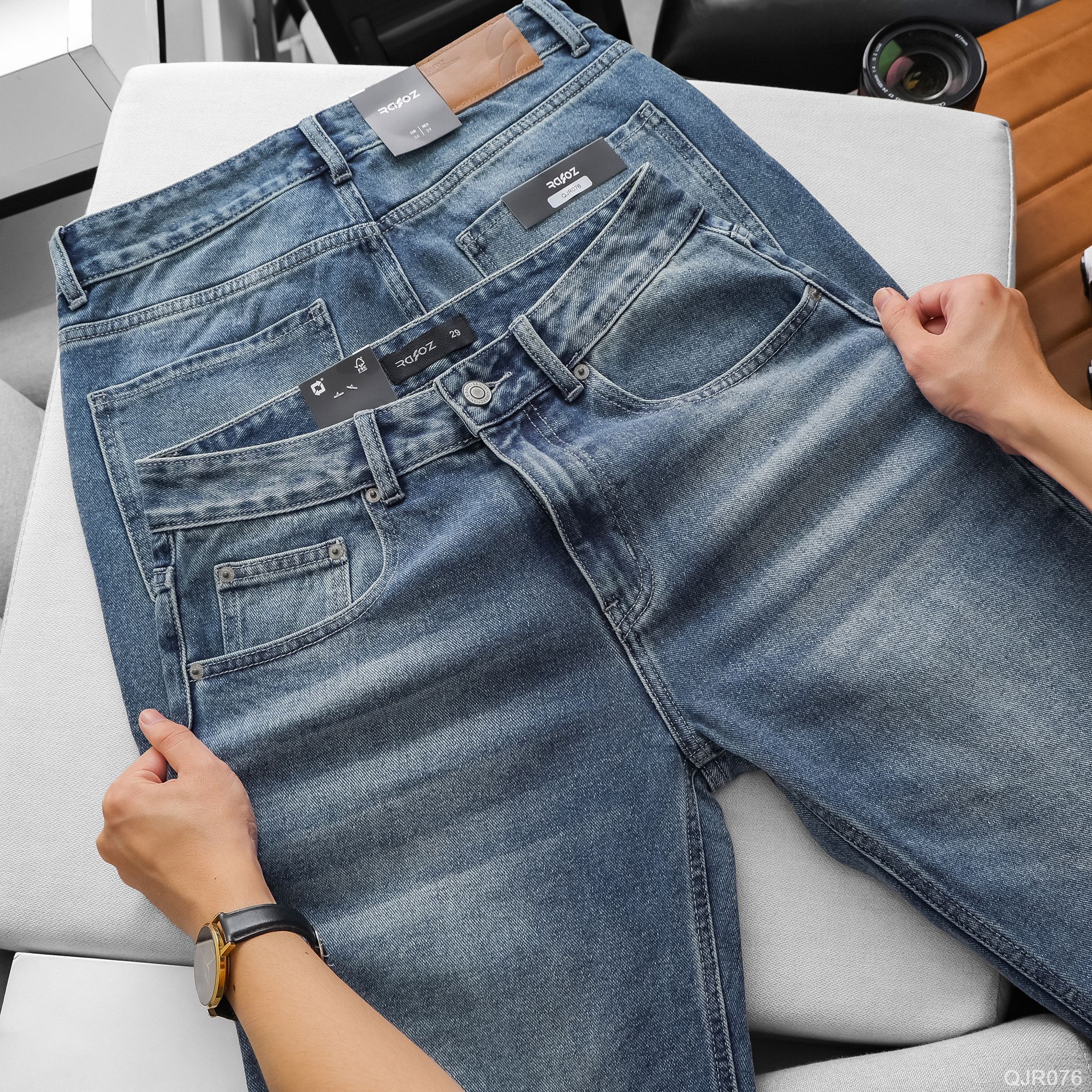  Quần jean relaxed RAFOZ Basic - 076 