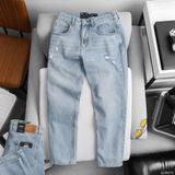  Quần jean relaxed RAFOZ Ripped wash - 075 