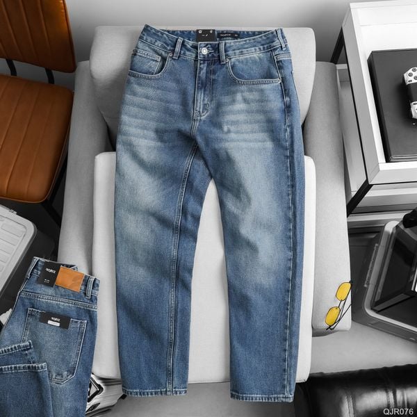  Quần jean relaxed Basic - 076 