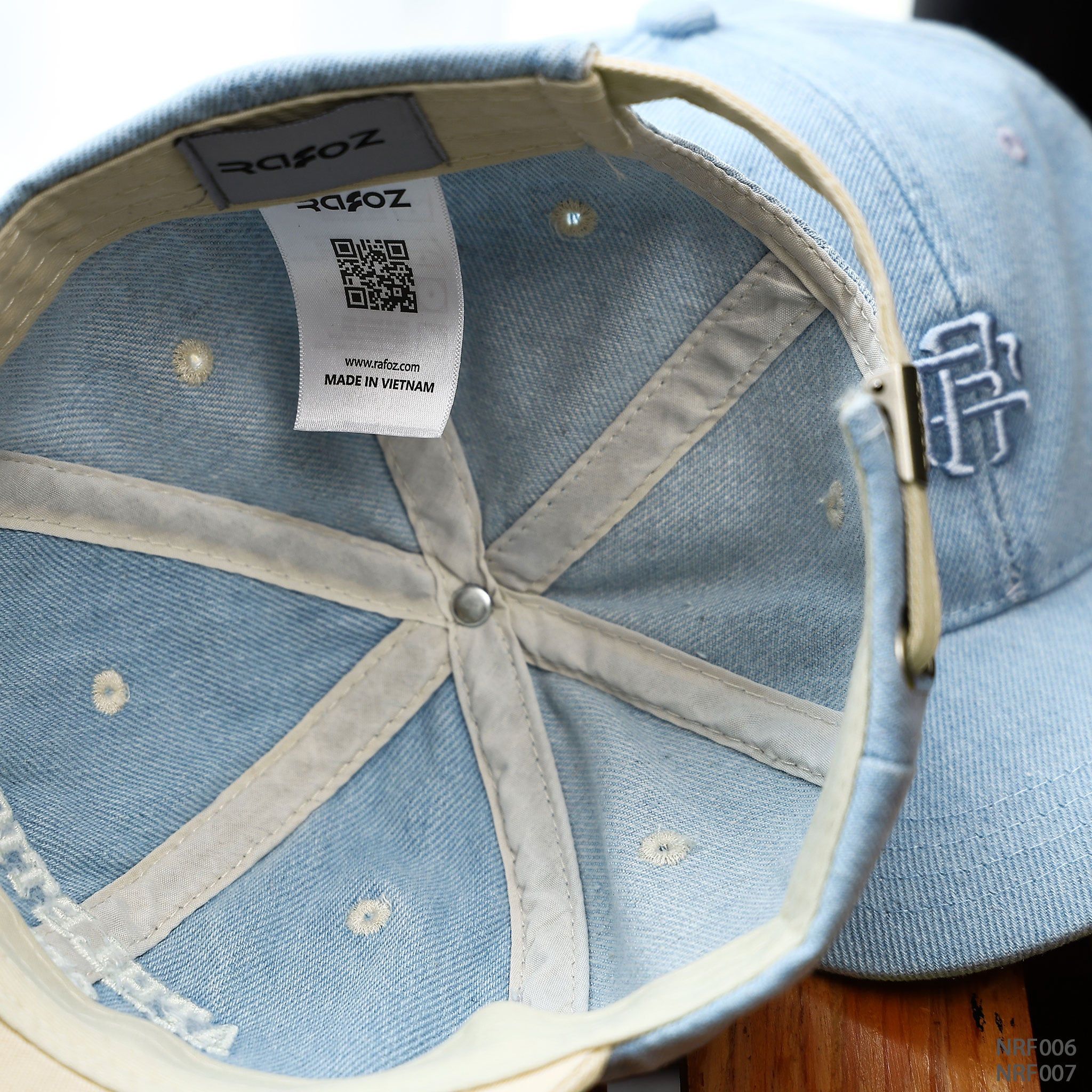  Nón Denim thêu logo - 007 