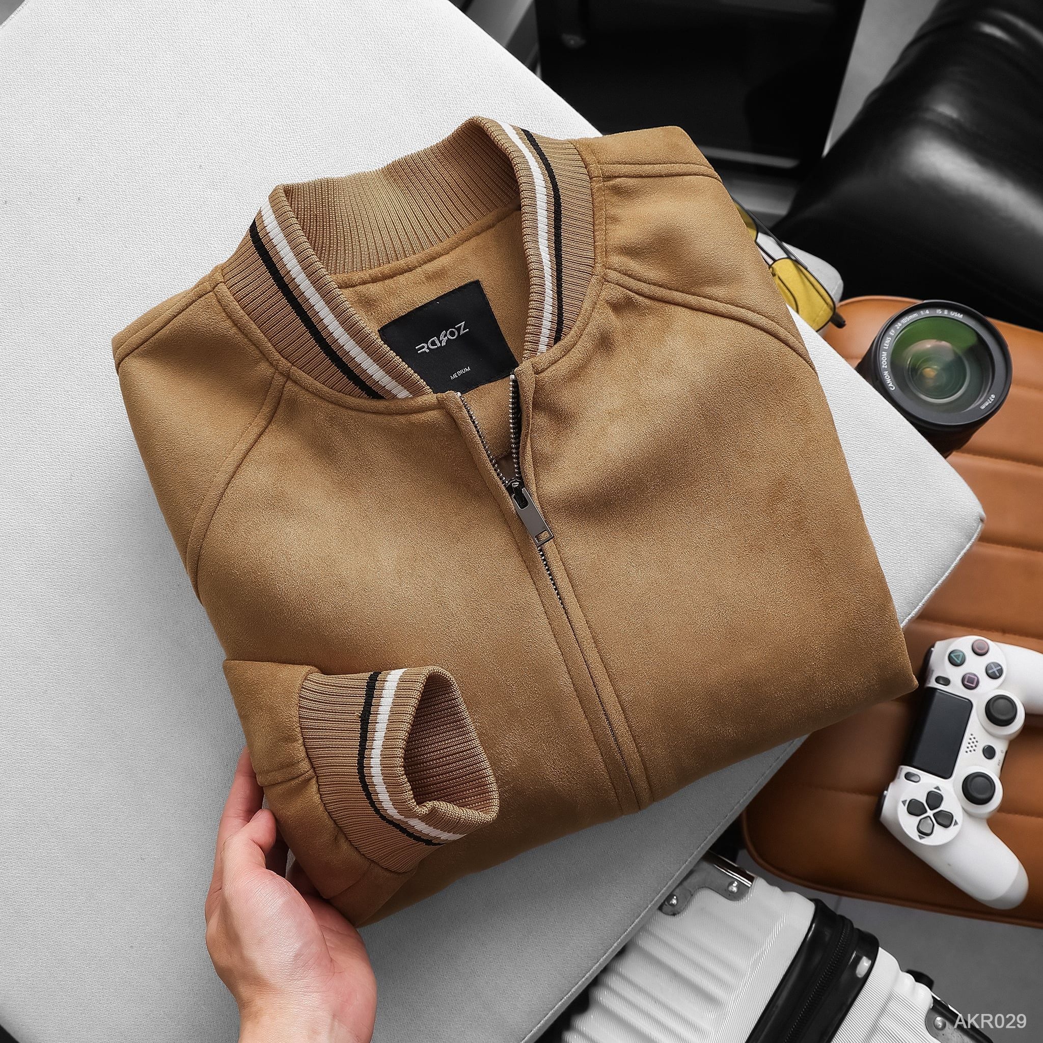  Áo khoác bomber suede RAFOZ - 029 