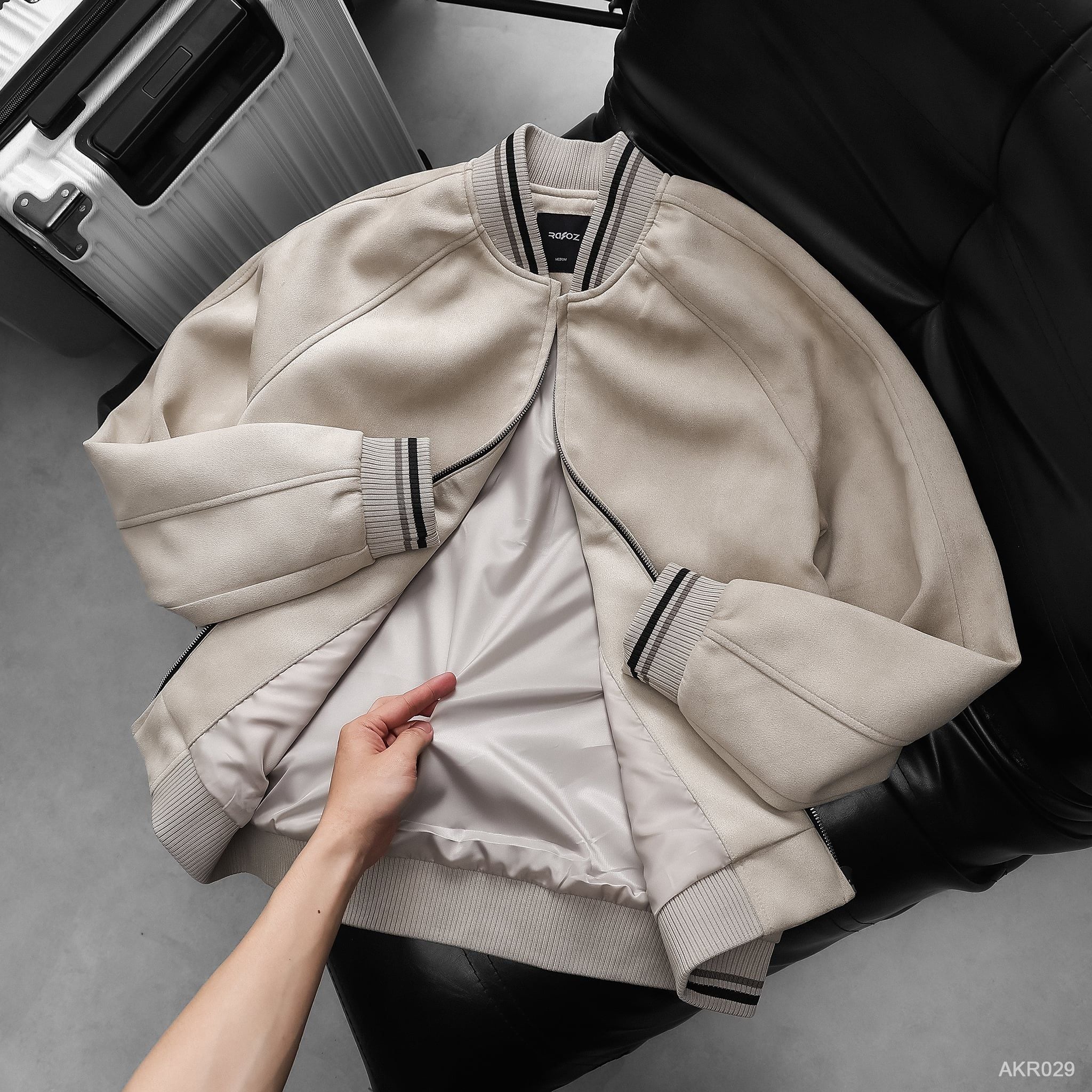  Áo khoác bomber suede RAFOZ - 029 