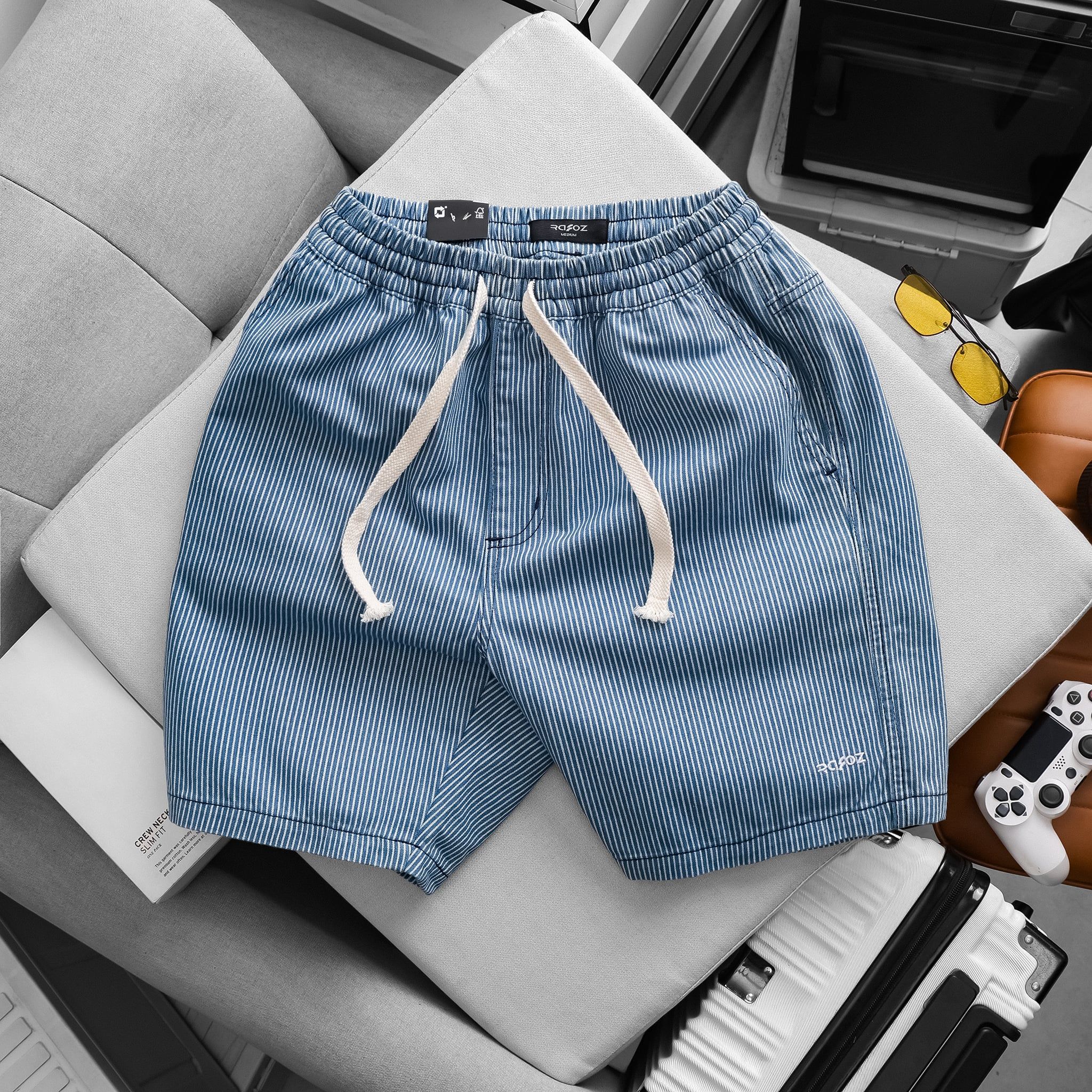  Quần short RAFOZ Pinstripe basic - 043 