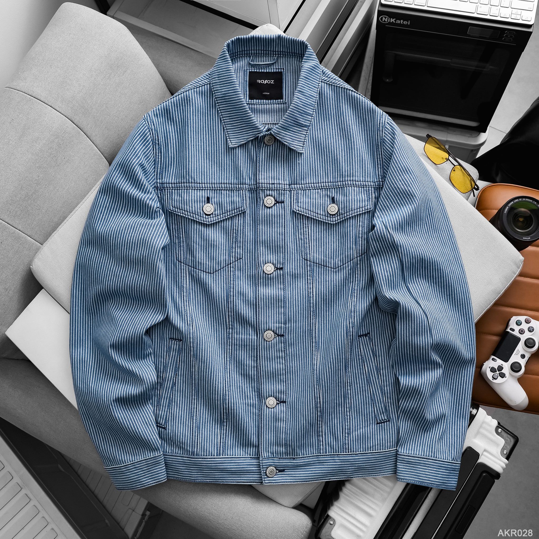  Áo khoác jean RAFOZ Pinstripe - 028 