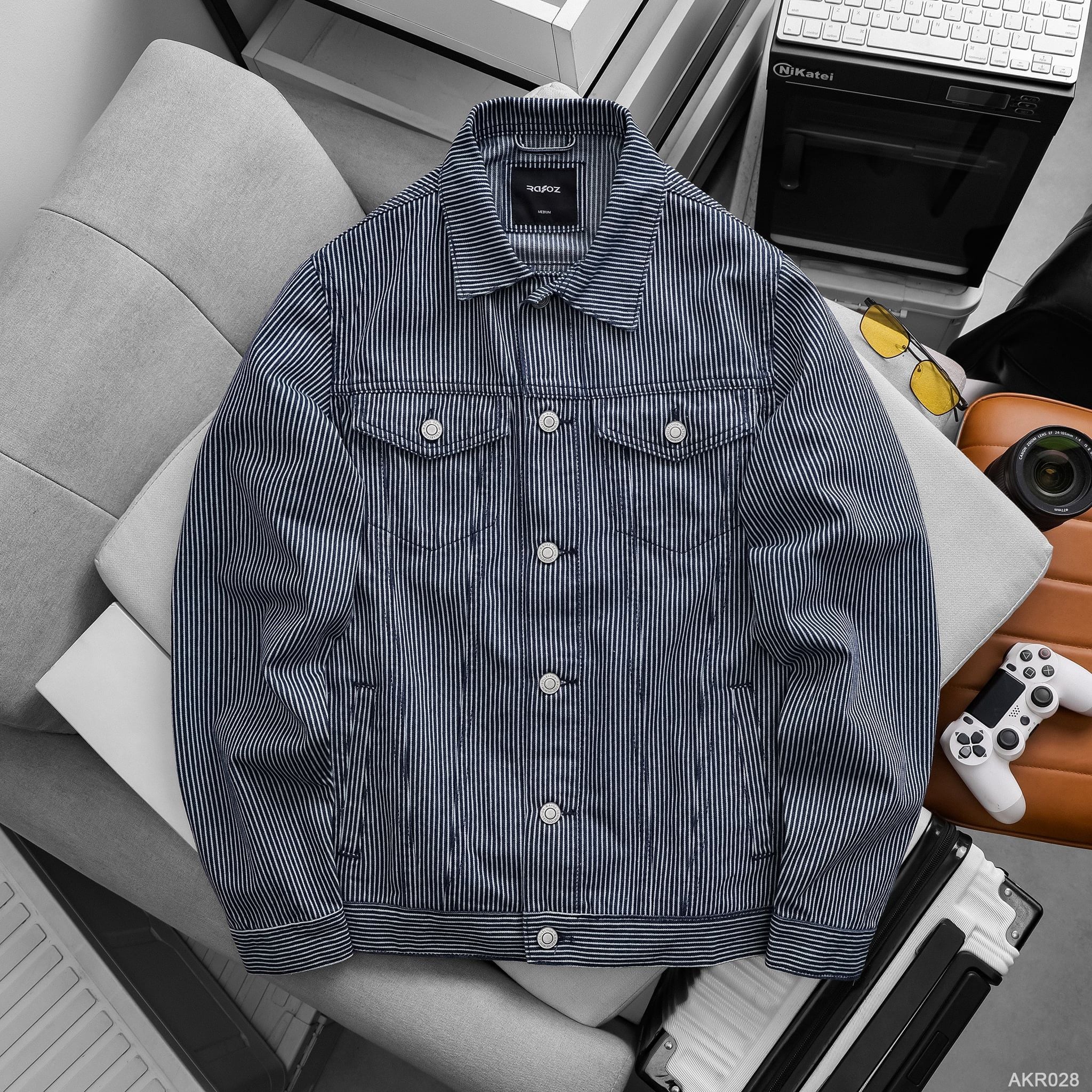  Áo khoác jean RAFOZ Pinstripe - 028 