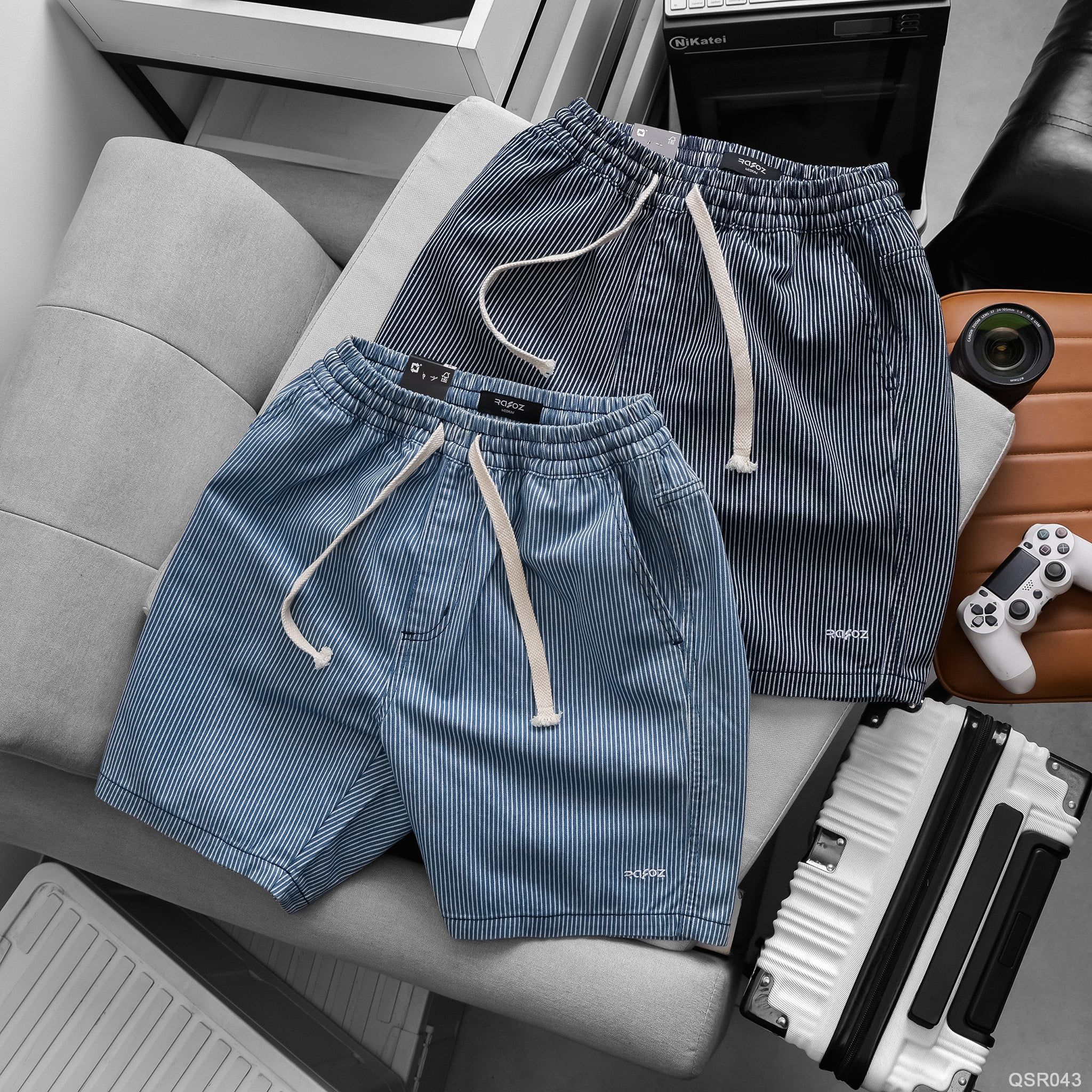  Quần short RAFOZ Pinstripe basic - 043 