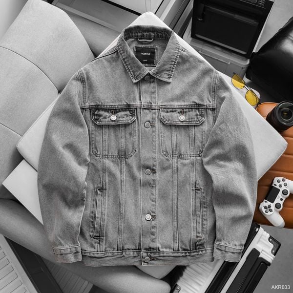  Áo khoác jean RAFOZ Grey wash - 033 