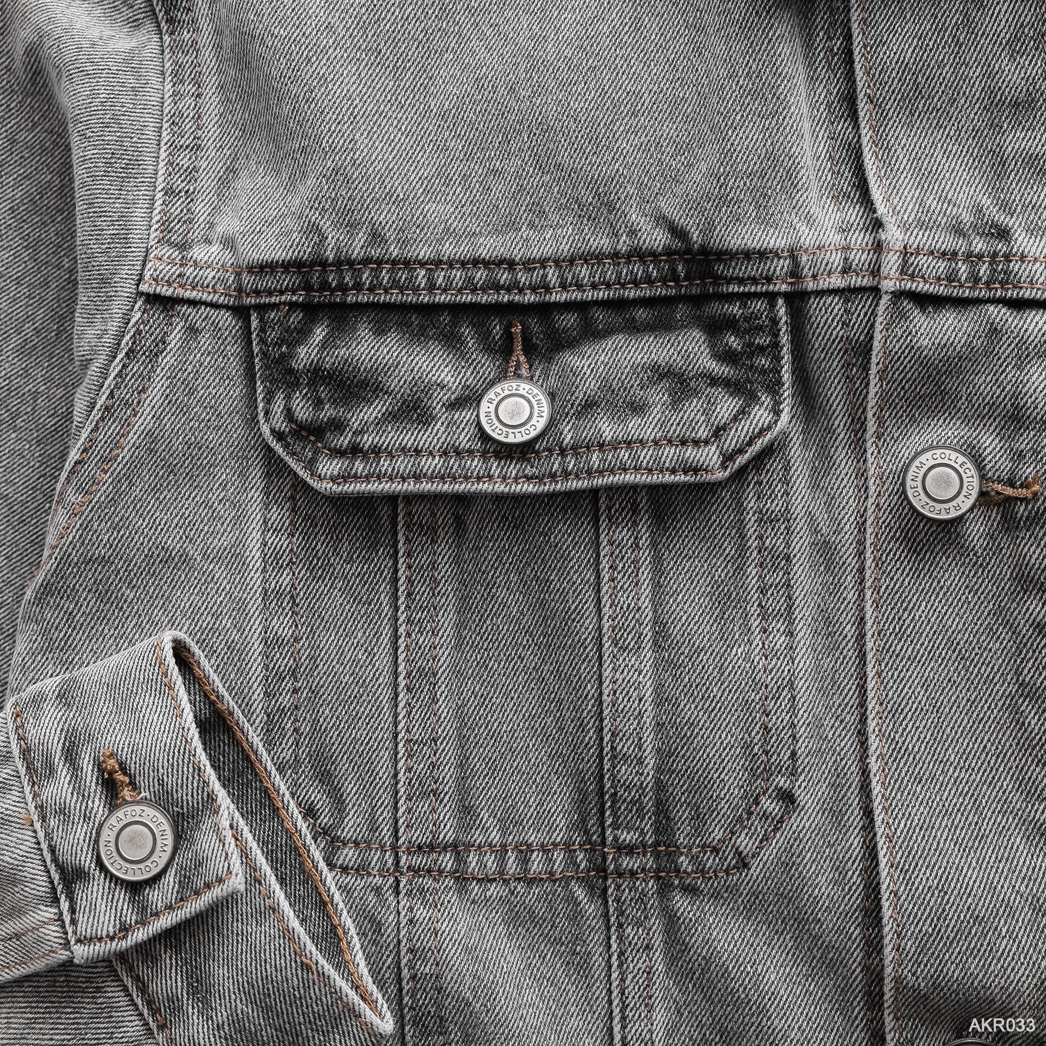  Áo khoác jean RAFOZ Grey wash - 033 
