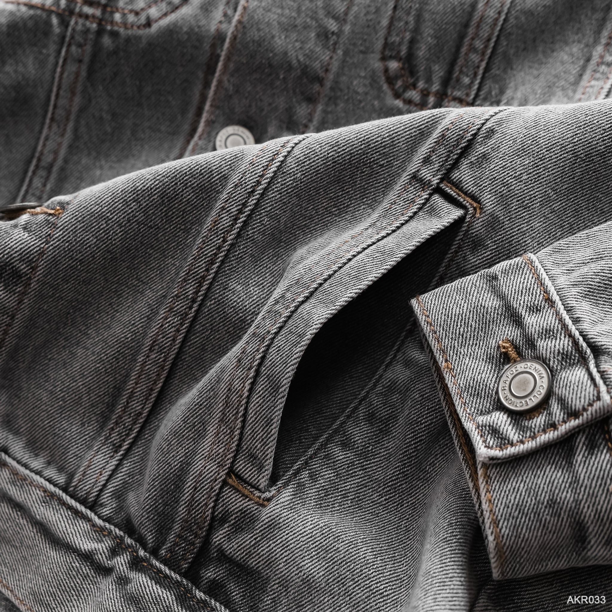 Áo khoác jean RAFOZ Grey wash - 033 