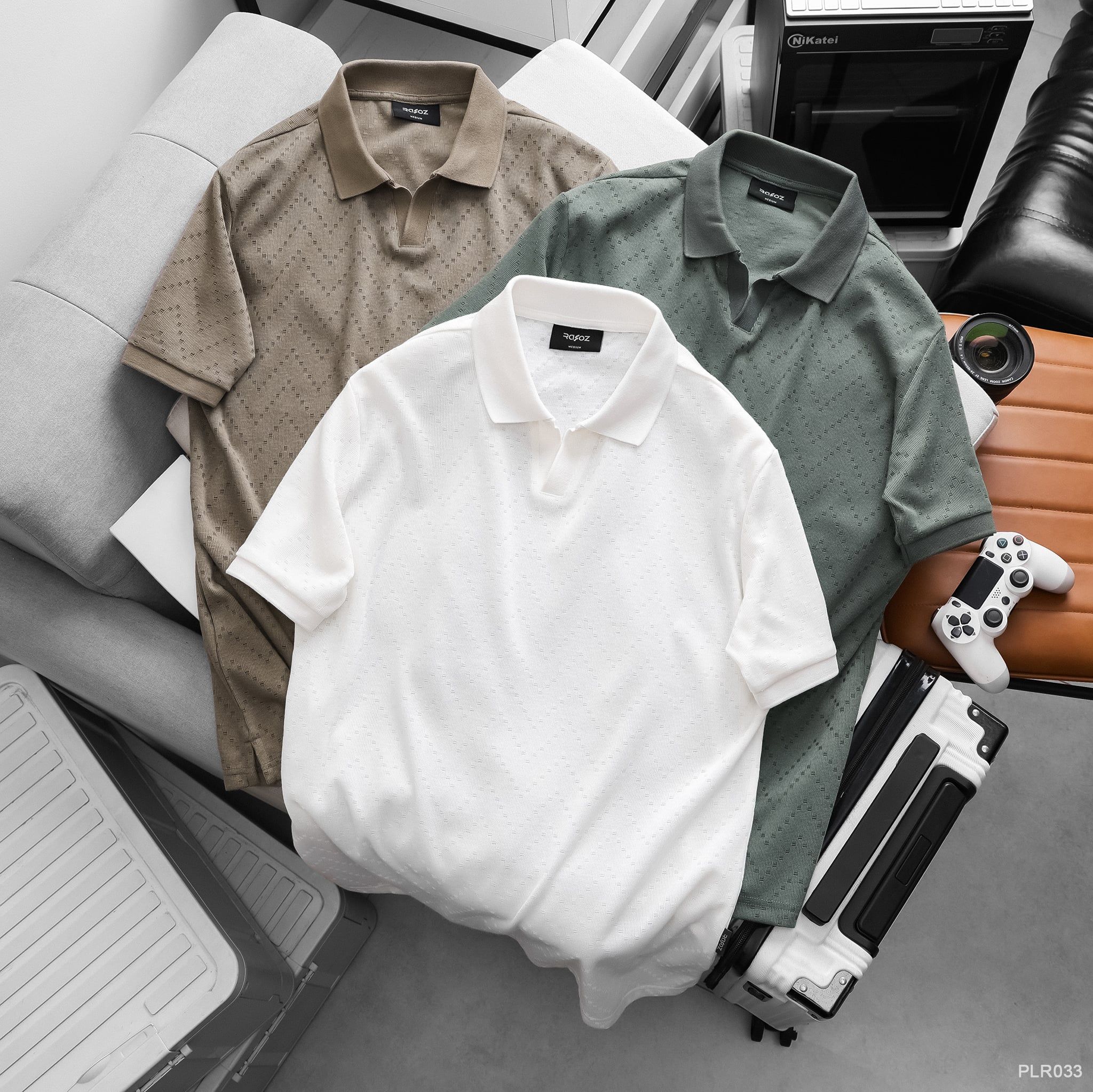  Áo polo V - neck RAFOZ casual - 033 