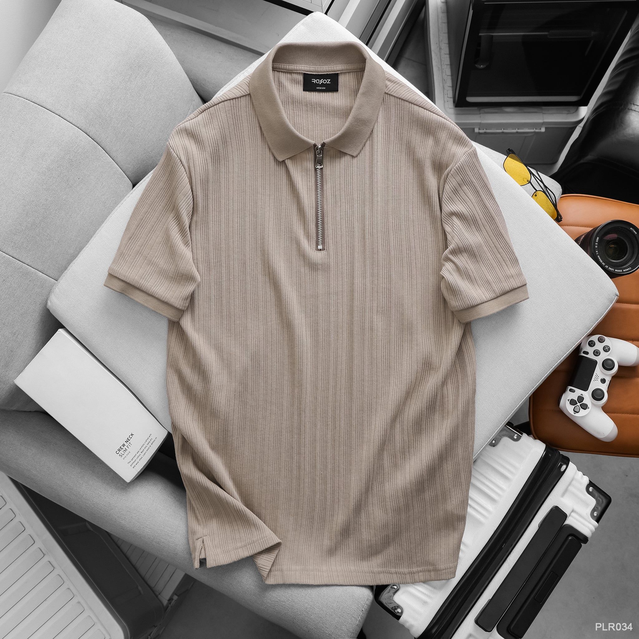  Áo polo RAFOZ trụ Zipper Basic - 034 