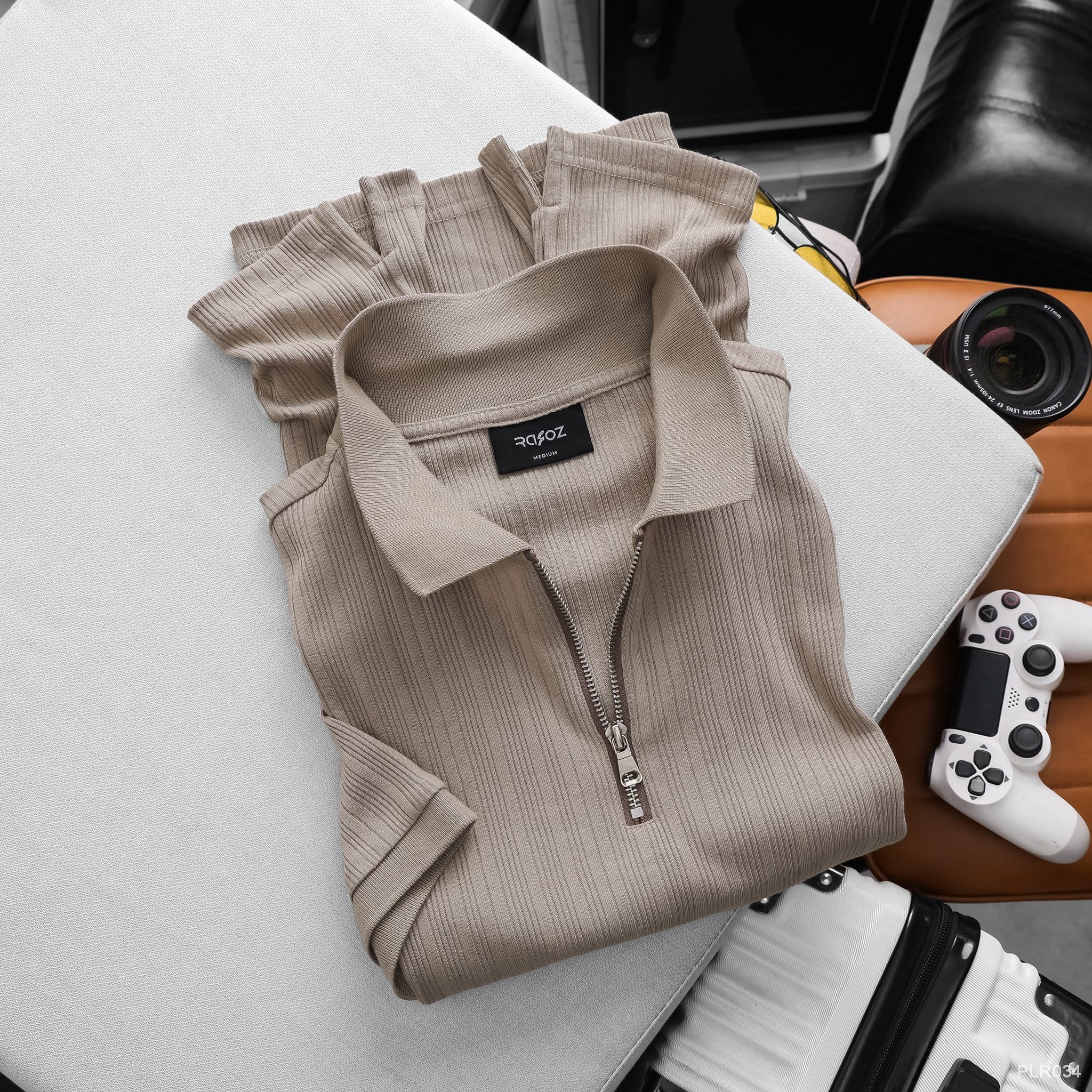  Áo polo RAFOZ trụ Zipper Basic - 034 