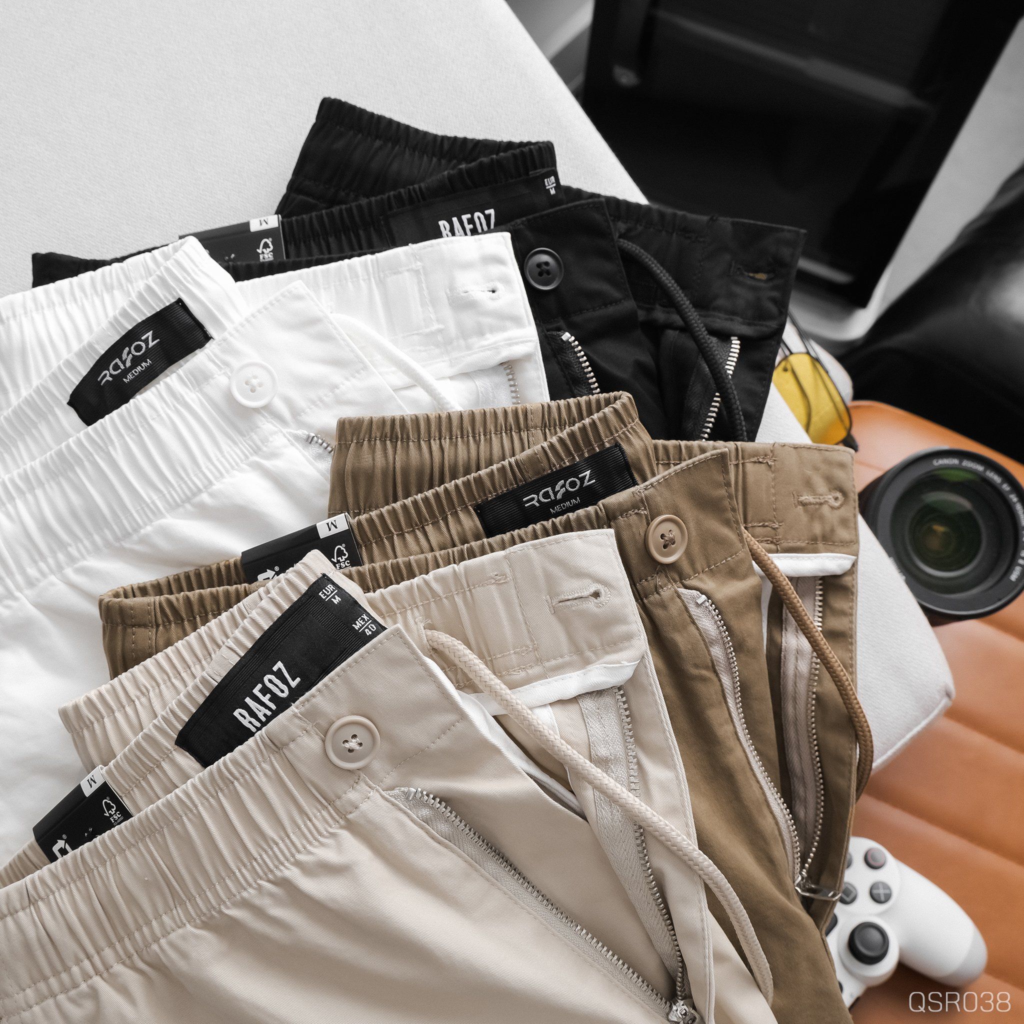  Quần short kaki lưng thun RAFOZ - 038 