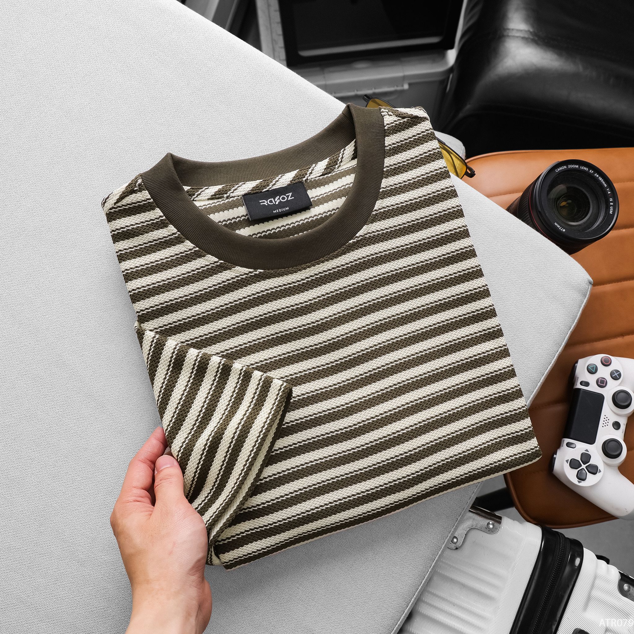  Áo thun RAFOZ Horizontal striped - 079 