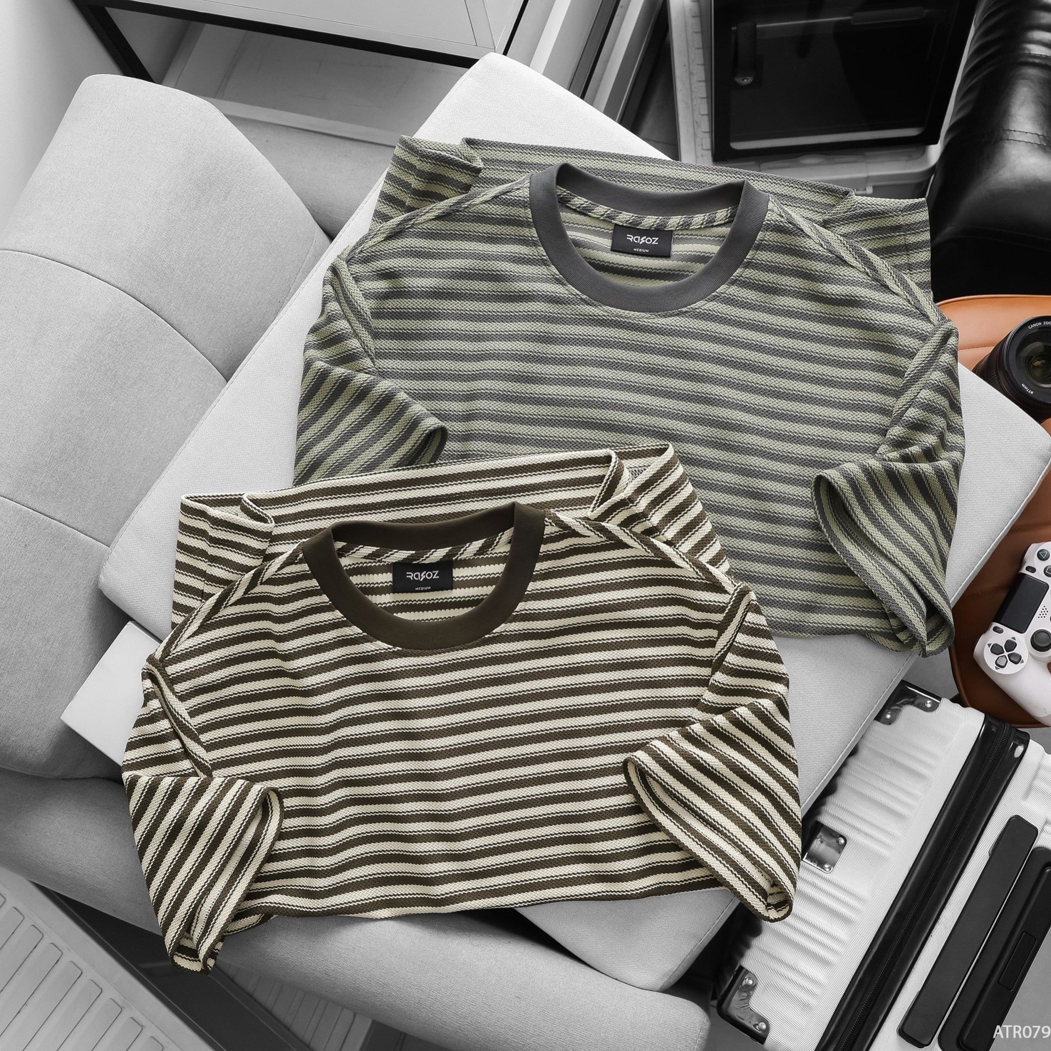  Áo thun RAFOZ Horizontal striped - 079 