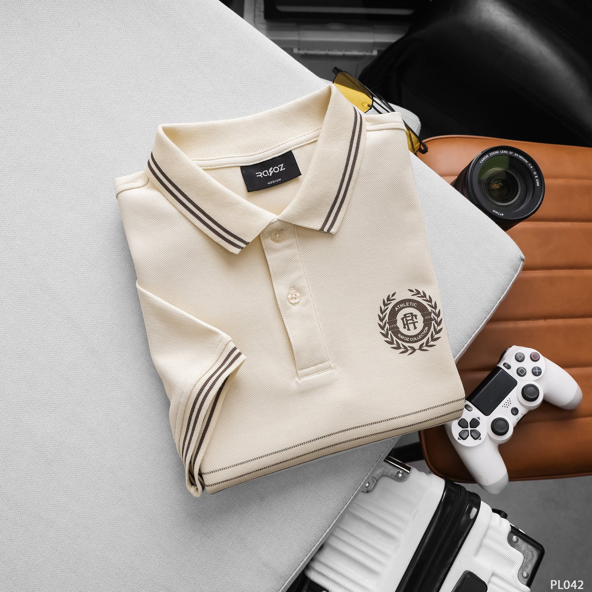  Áo polo RAFOZ Beige Printed - 042 