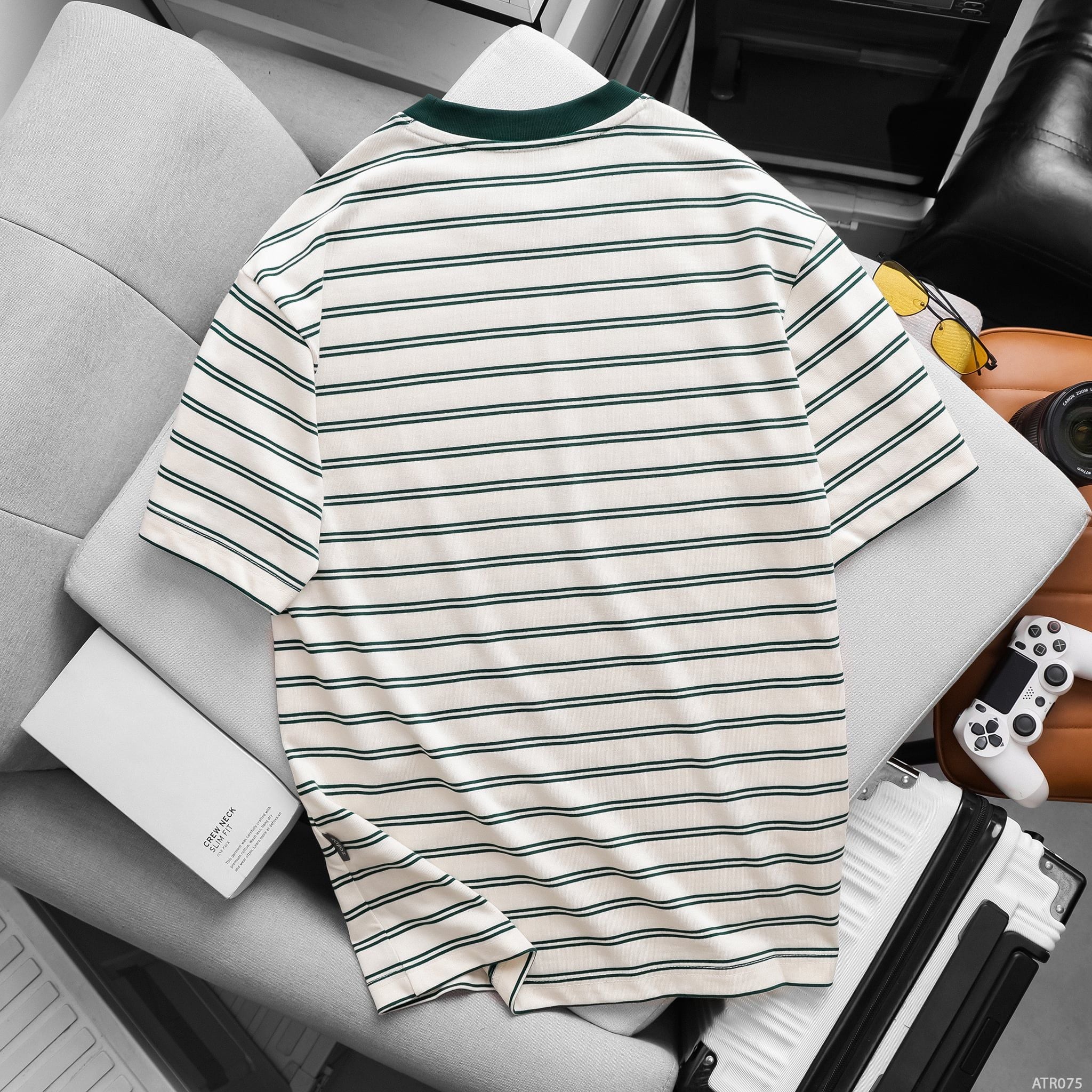  Áo thun Over fit RAFOZ Striped - 084 