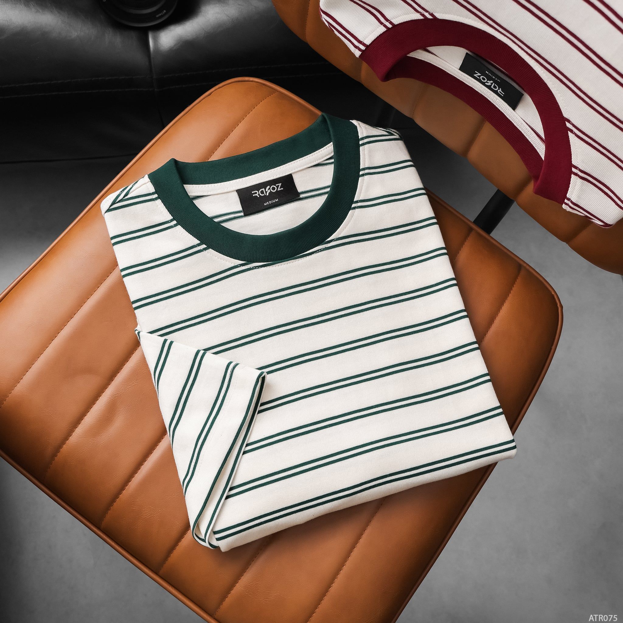  Áo thun Over fit RAFOZ Striped - 084 