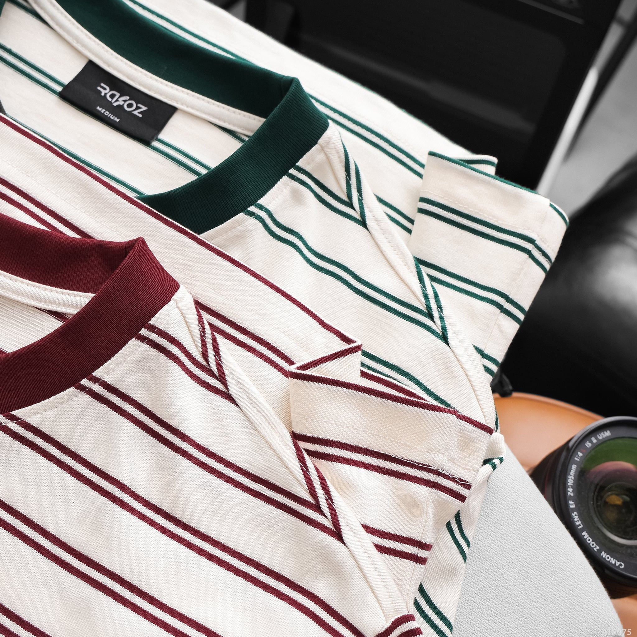  Áo thun Over fit RAFOZ Striped - 084 