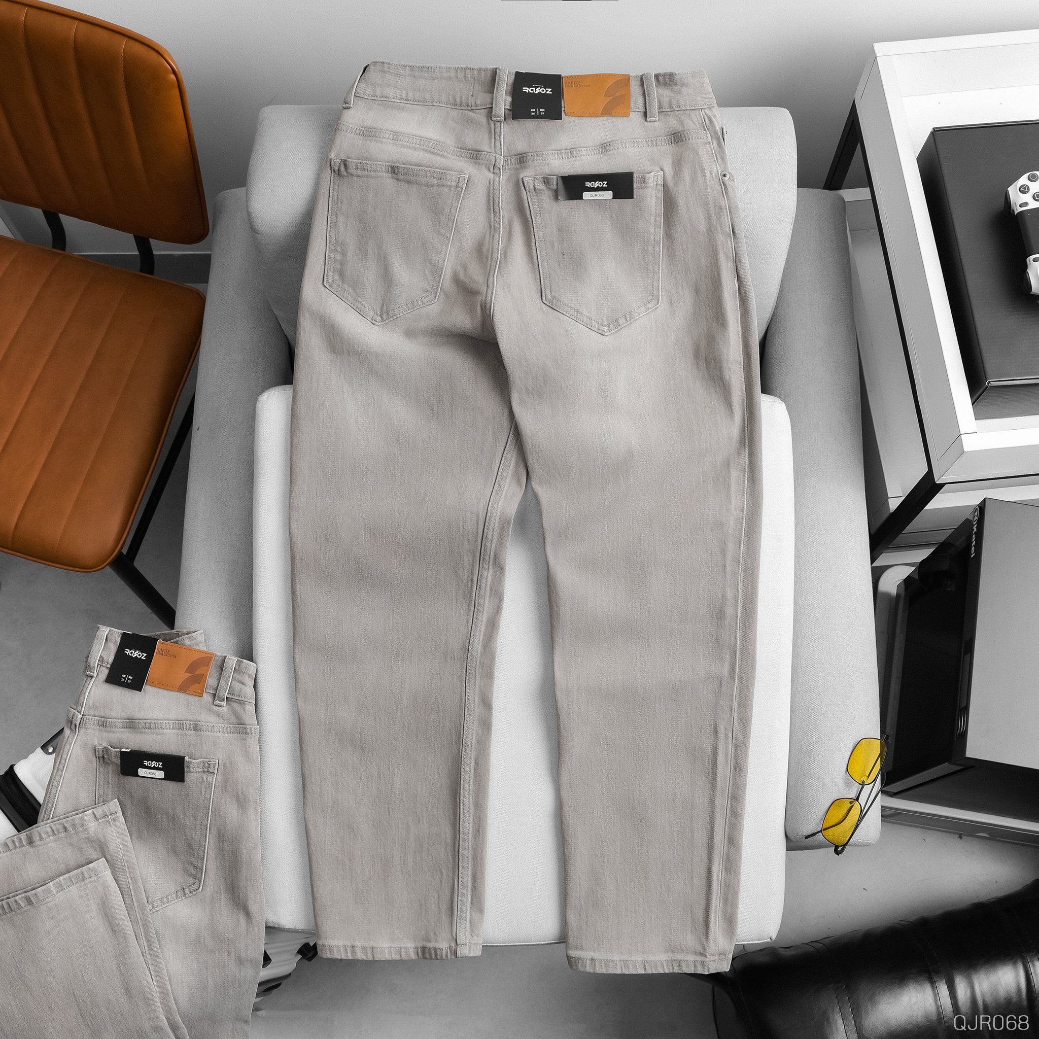  Quần jean relaxed RAFOZ Grey Wash - 068 