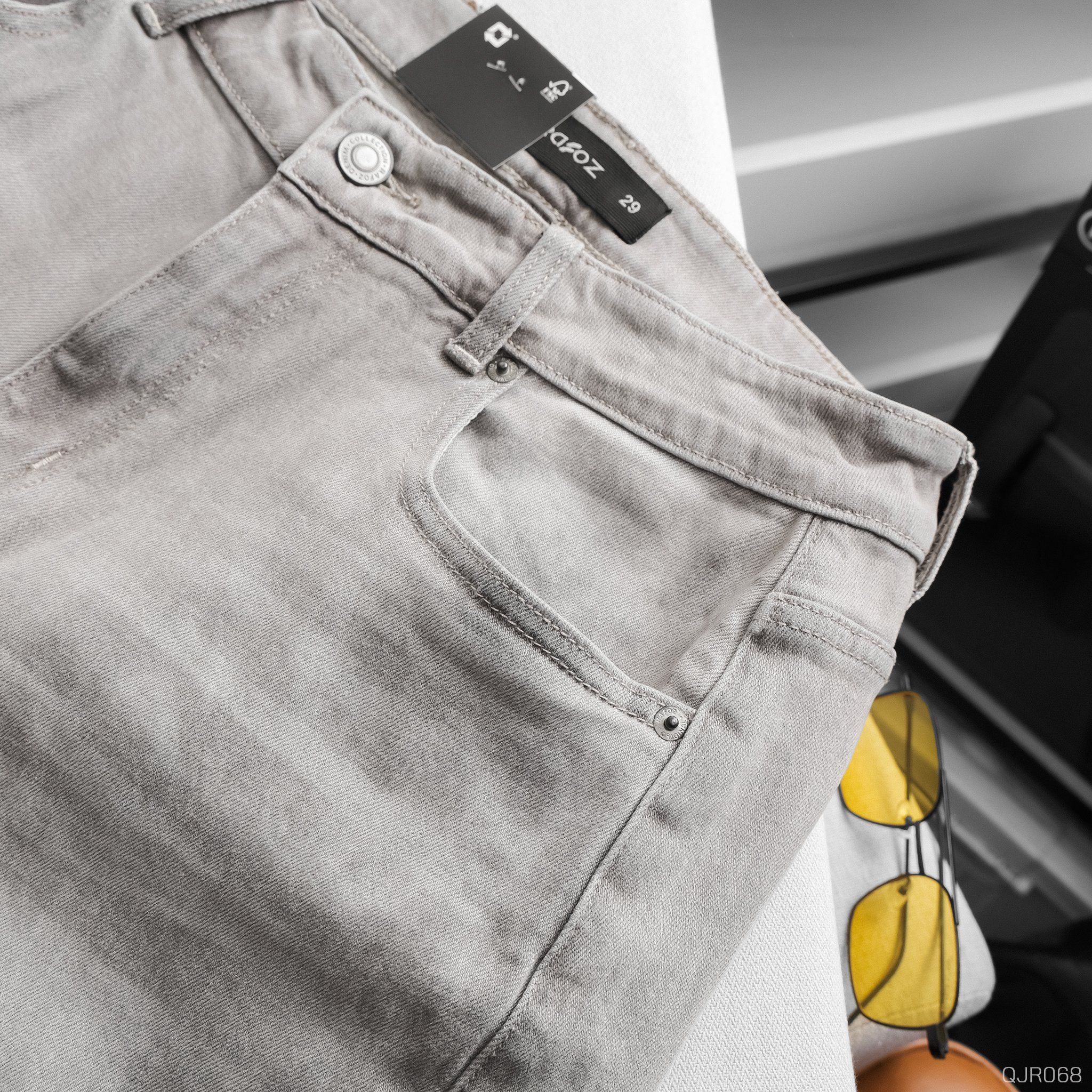  Quần jean relaxed RAFOZ Grey Wash - 068 