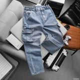  Quần jean cargo RAFOZ Light blue - 082 