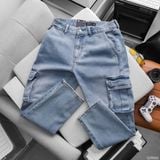  Quần jean cargo RAFOZ Light blue - 082 