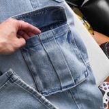  Quần jean cargo RAFOZ Light blue - 082 