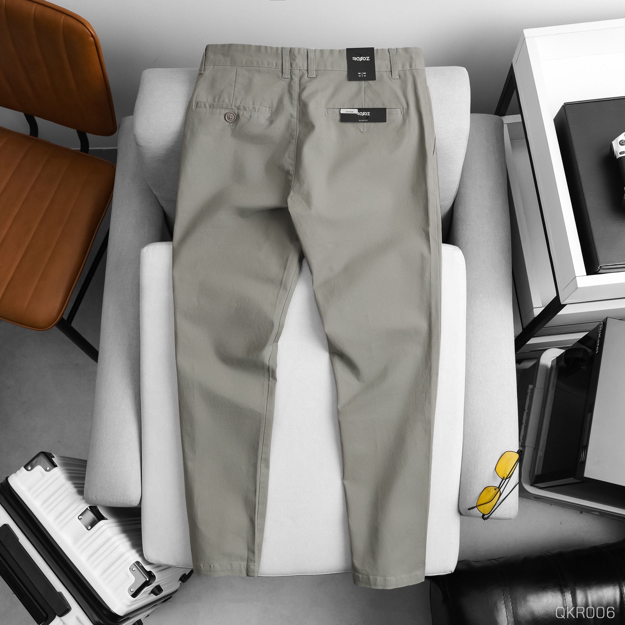  Quần kaki RAFOZ basic form Slimfit - 006 