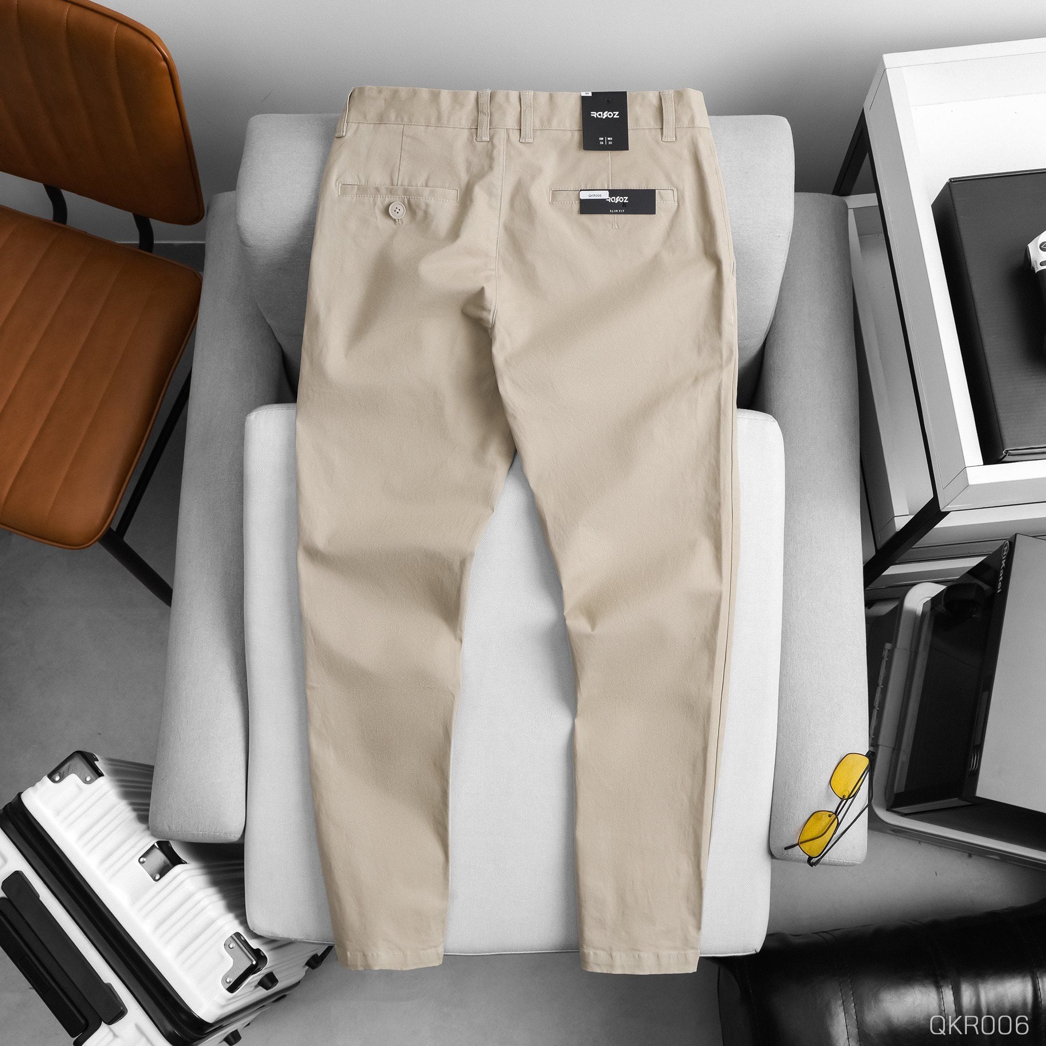  Quần kaki RAFOZ basic form Slimfit - 006 