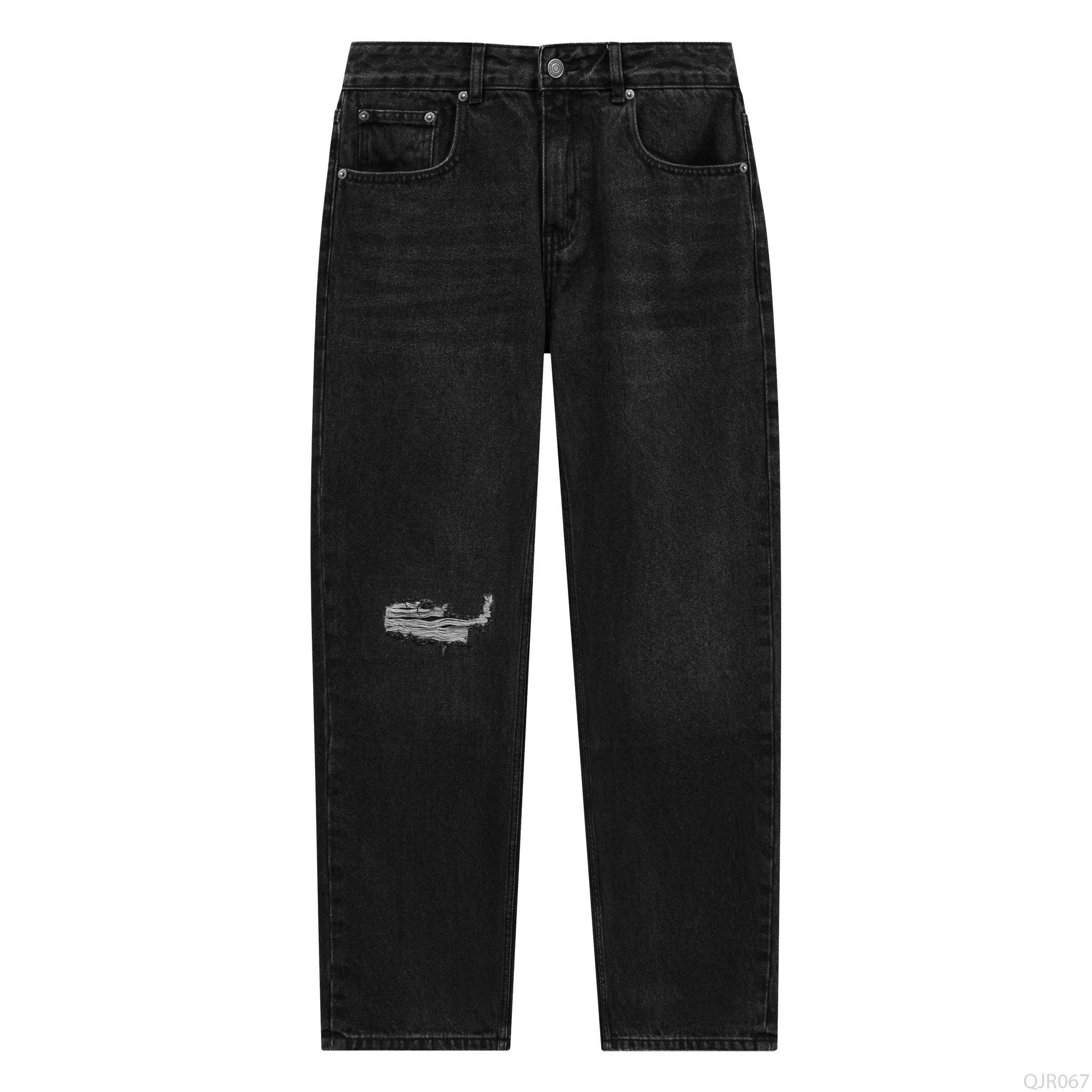  Quần jean relaxed RAFOZ grey ripped - 067 