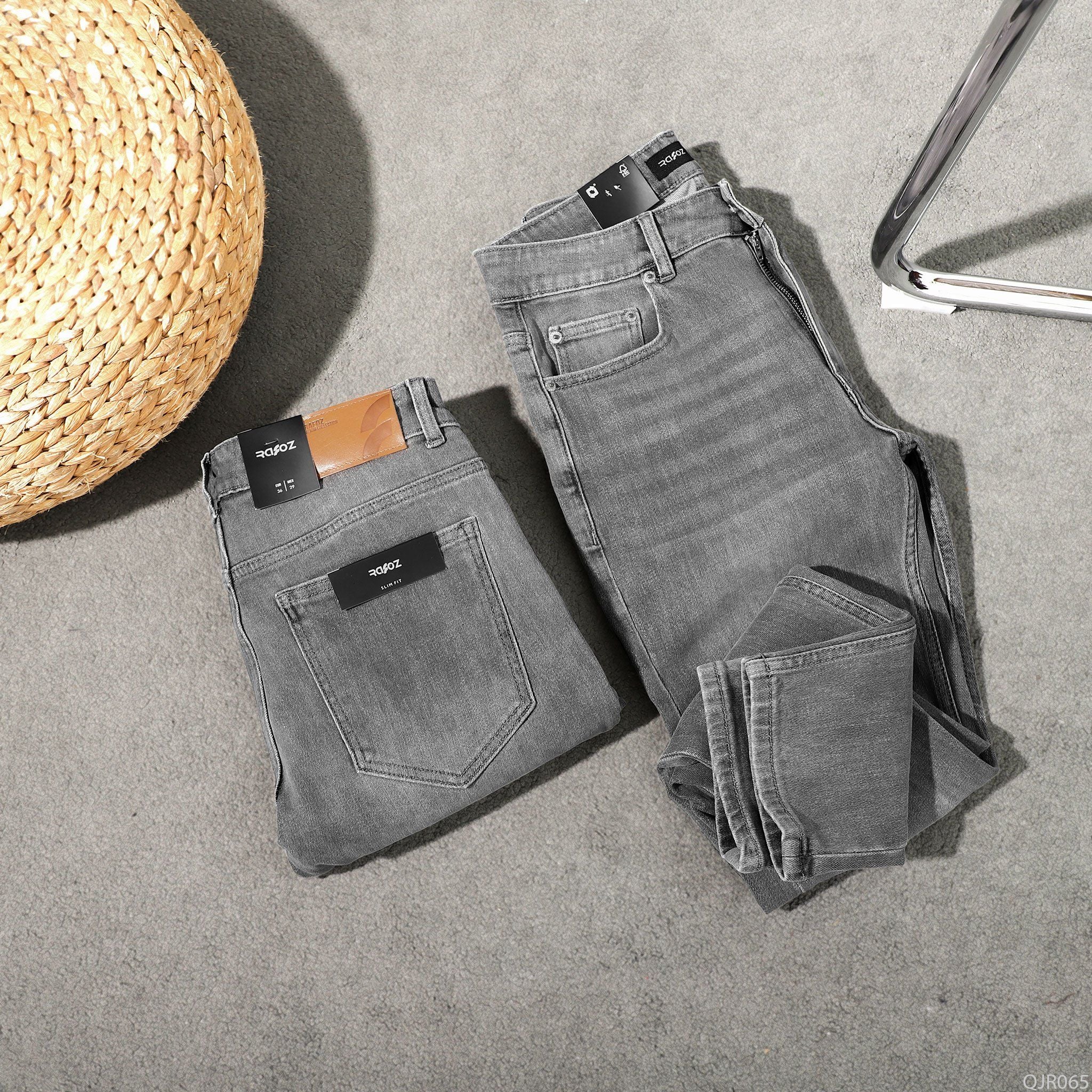  Quần Jean RAFOZ Slimfit Grey Wash - 065 