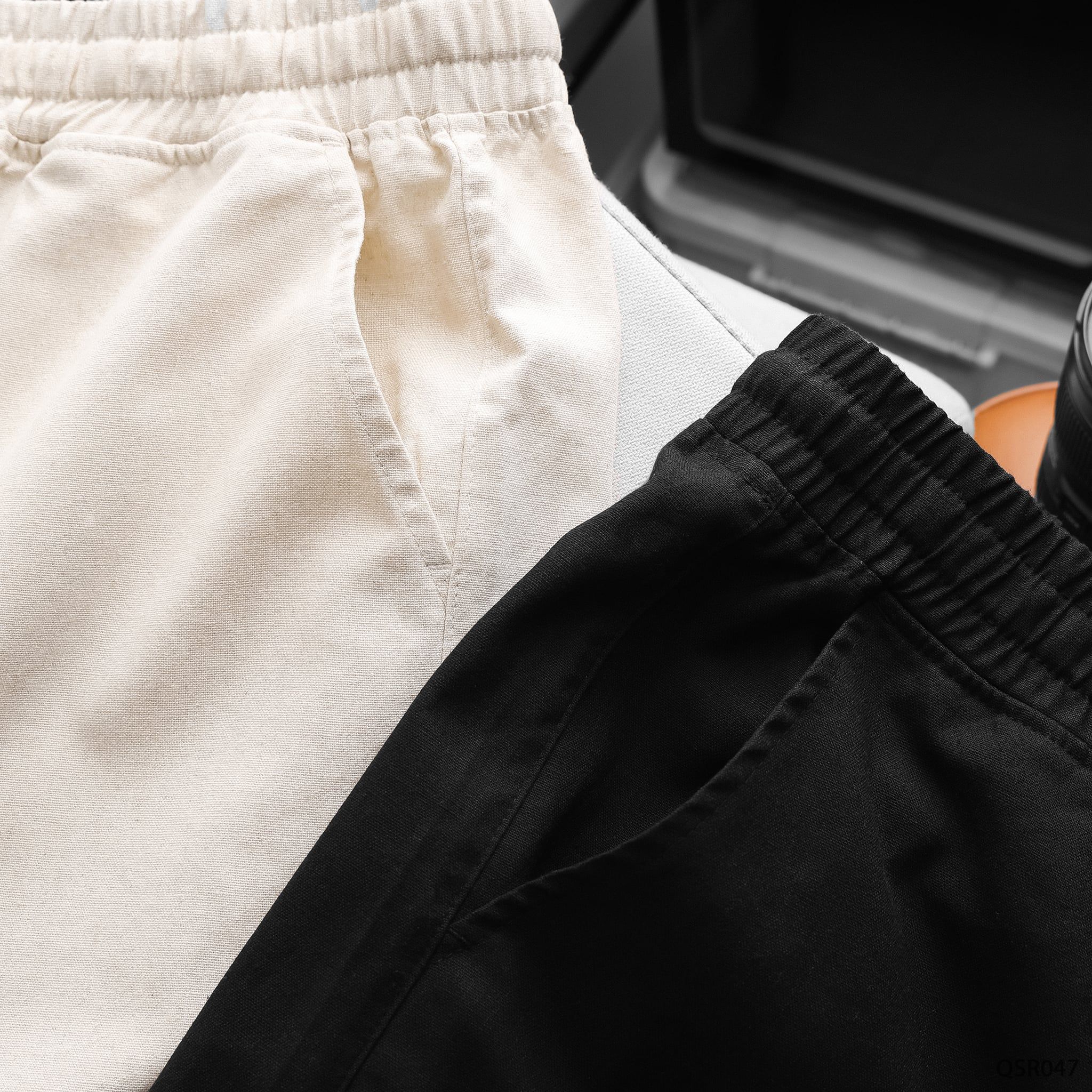  Quần short nam linen color basic - 047 