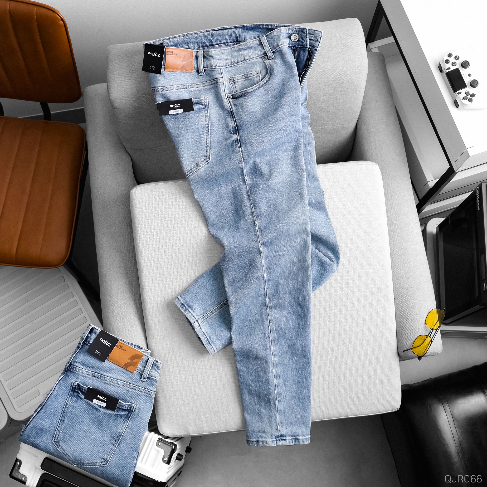  Quần jean RAFOZ Light Blue Relaxed - 066 